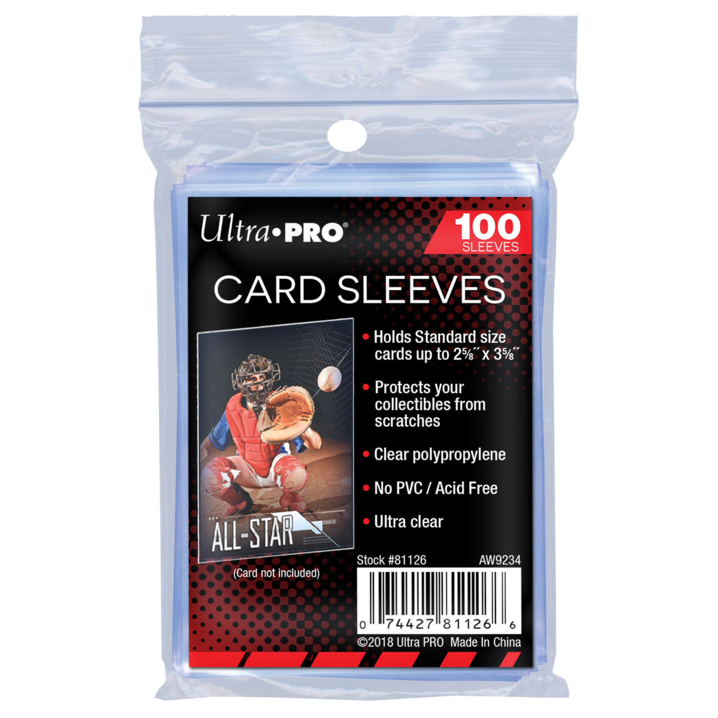 Standard Size Penny Card Sleeves - 100ct